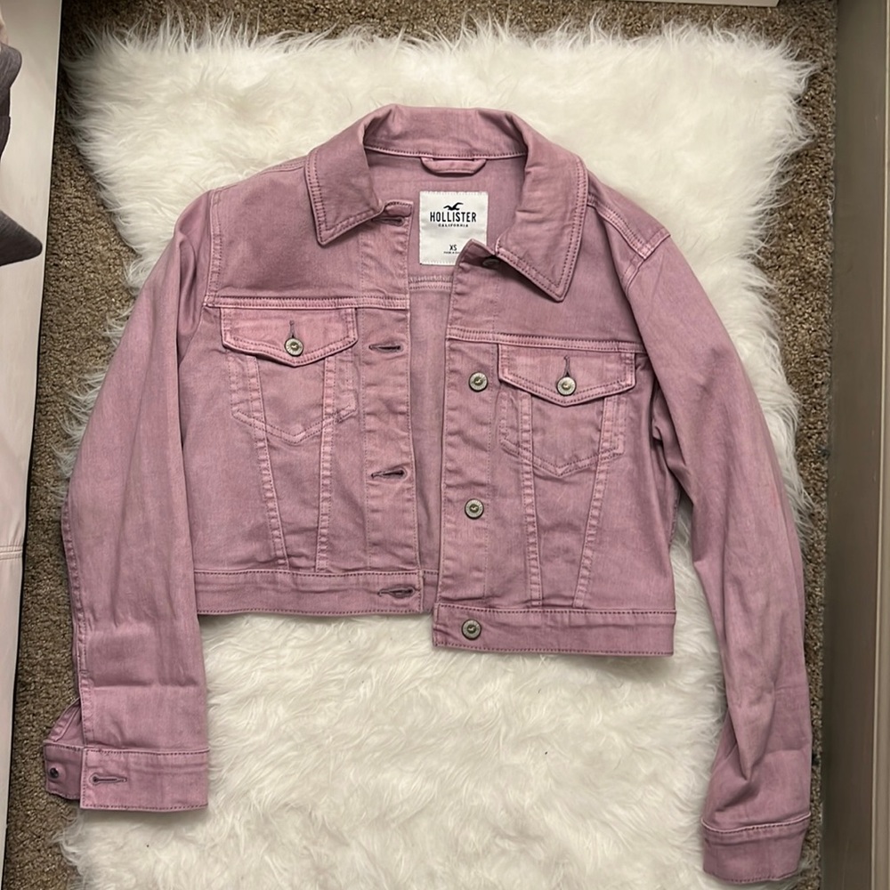 Hollister pink jacket. Size XS